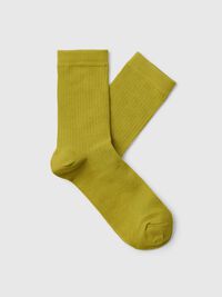 COTTON BLEND SOCKS, Avocado Oil, highres