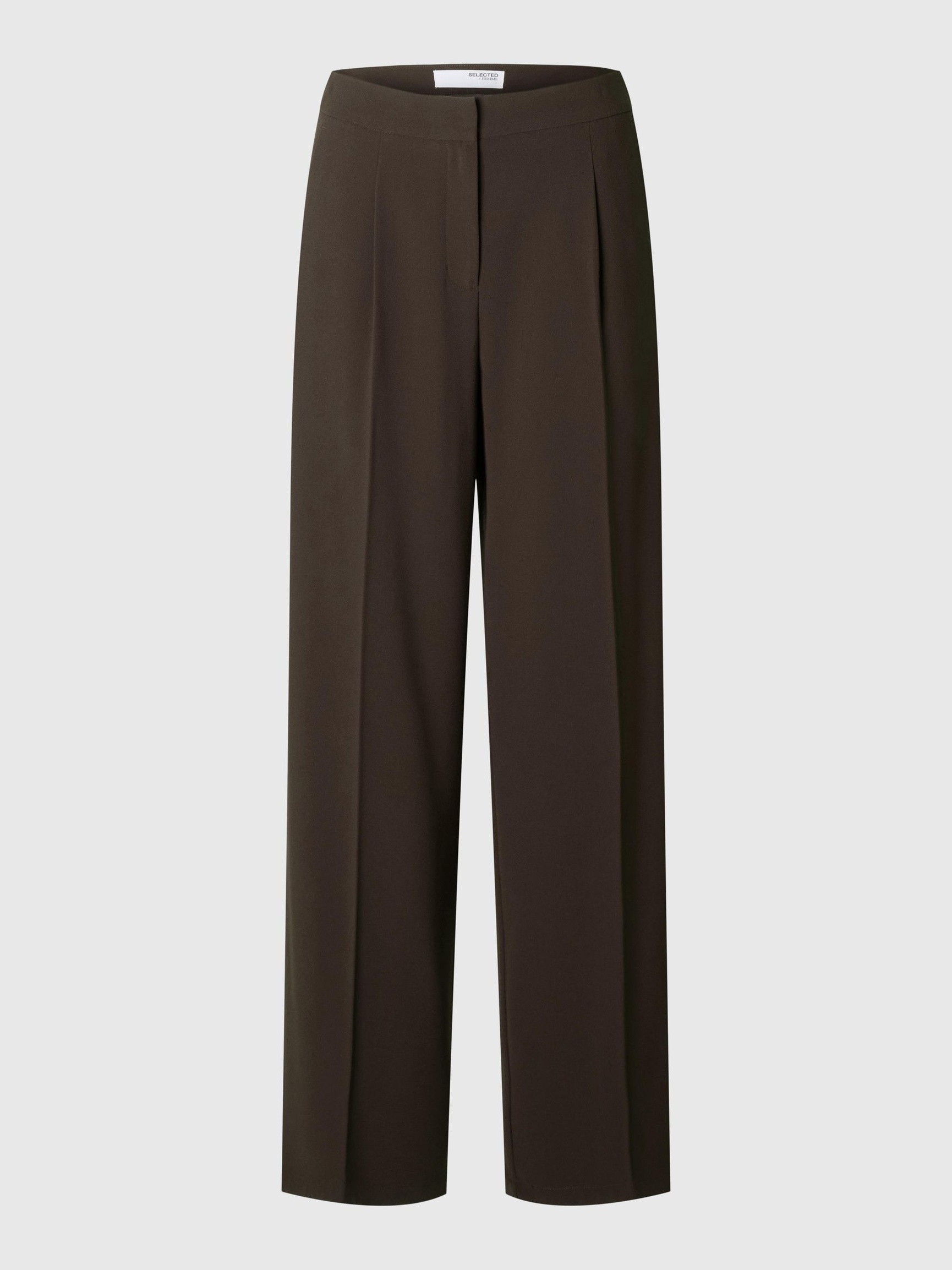WOVEN WIDE-LEG TROUSERS, Delicioso, highres