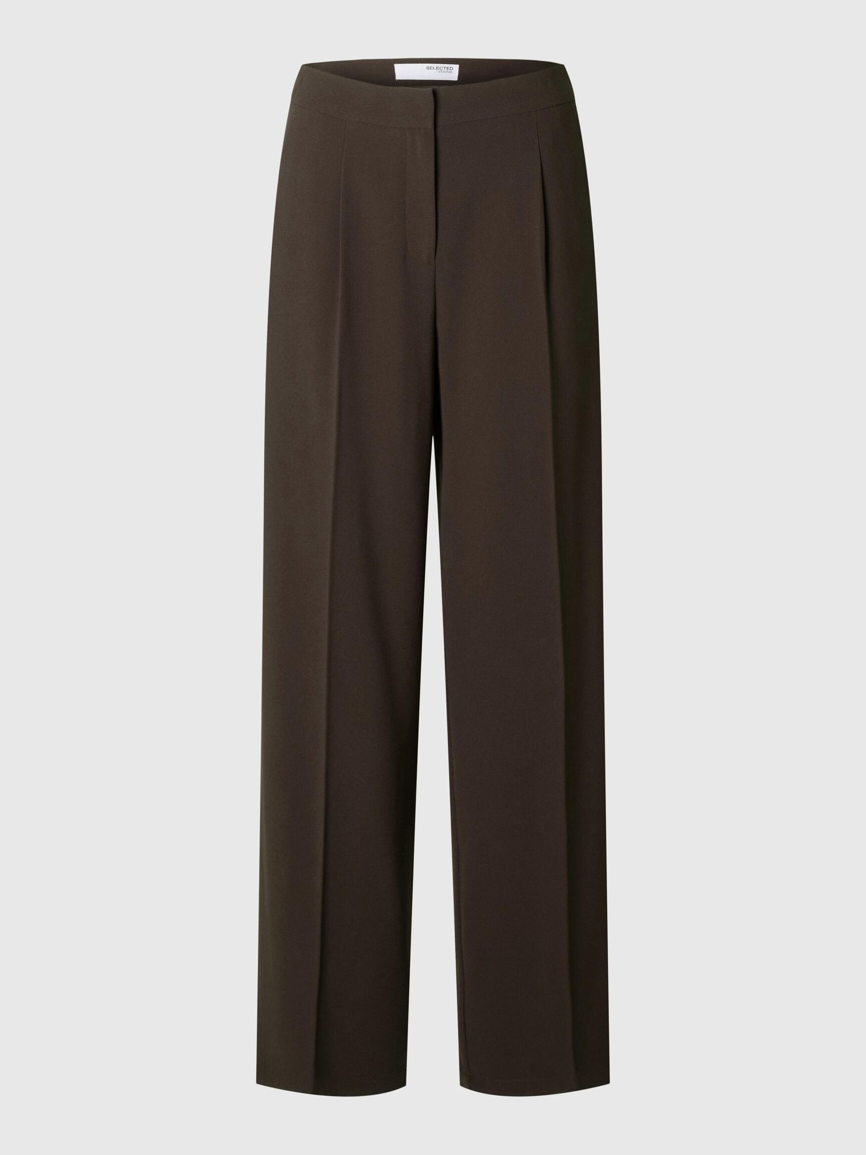 GEWEVEN WIDE LEG BROEK, Delicioso, highres
