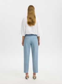 CROPPED TAPERED HOSE, Dusty Blue, highres