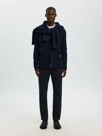 100% WOOL CARDIGAN, Sky Captain, highres