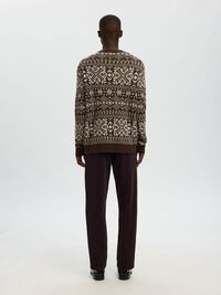 WOLLMIX PULLOVER MIT RUNDHALSAUSSCHNITT, Delicioso, highres