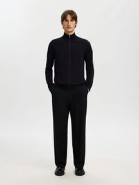 FERMETURE ÉCLAIR CARDIGAN, Black, highres