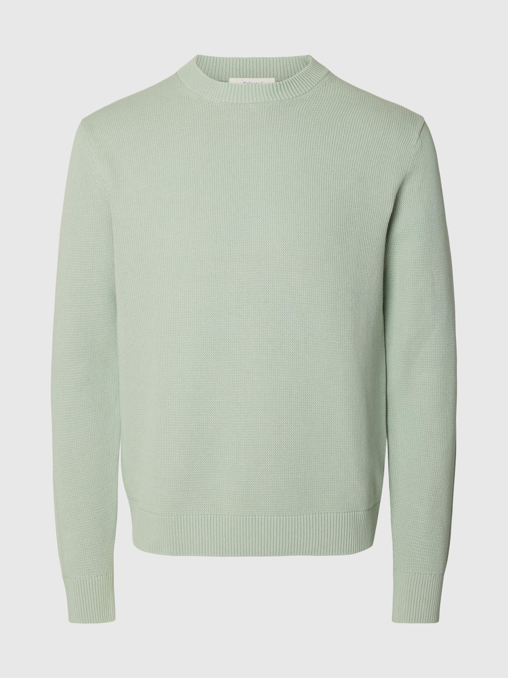 CREWNECK PULLOVER, Aqua Gray, highres