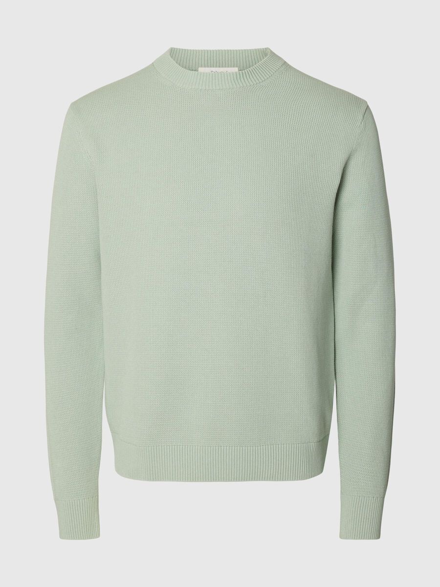 Product tile image - CREWNECK JUMPER, Aqua Gray | 16092599_AquaGray