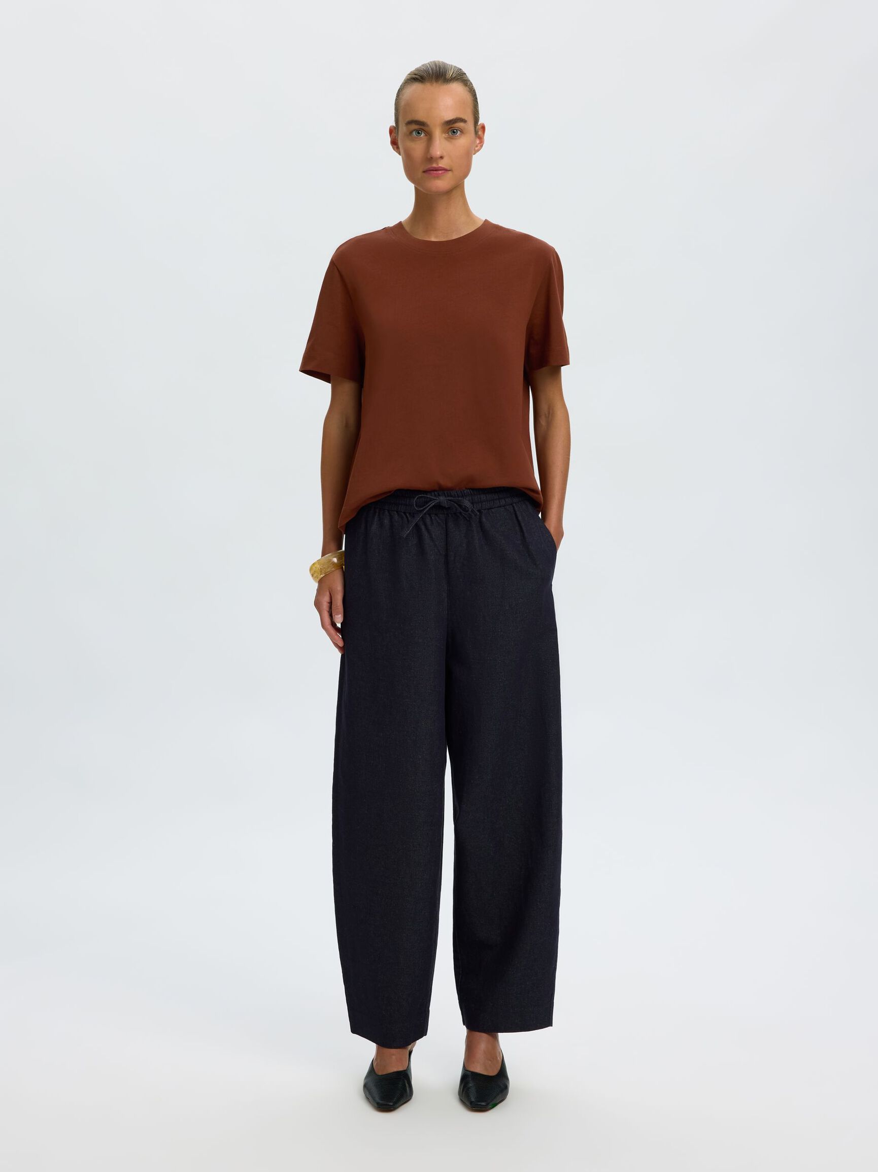BOXY T-SHIRT, Cherry Mahogany, highres