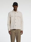 Selected KLASSISCHES OVERSHIRT, Oatmeal, highres - 16085115_Oatmeal_003.jpg