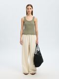 Selected RIPPMUSTER BAUMWOLL TANKTOP, Vetiver, highres - 16096507_Vetiver_005.jpg