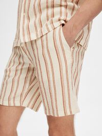 BAUMWOLL SHORTS, Egret, highres