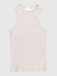TANK TOP, Light Grey Melange, highres