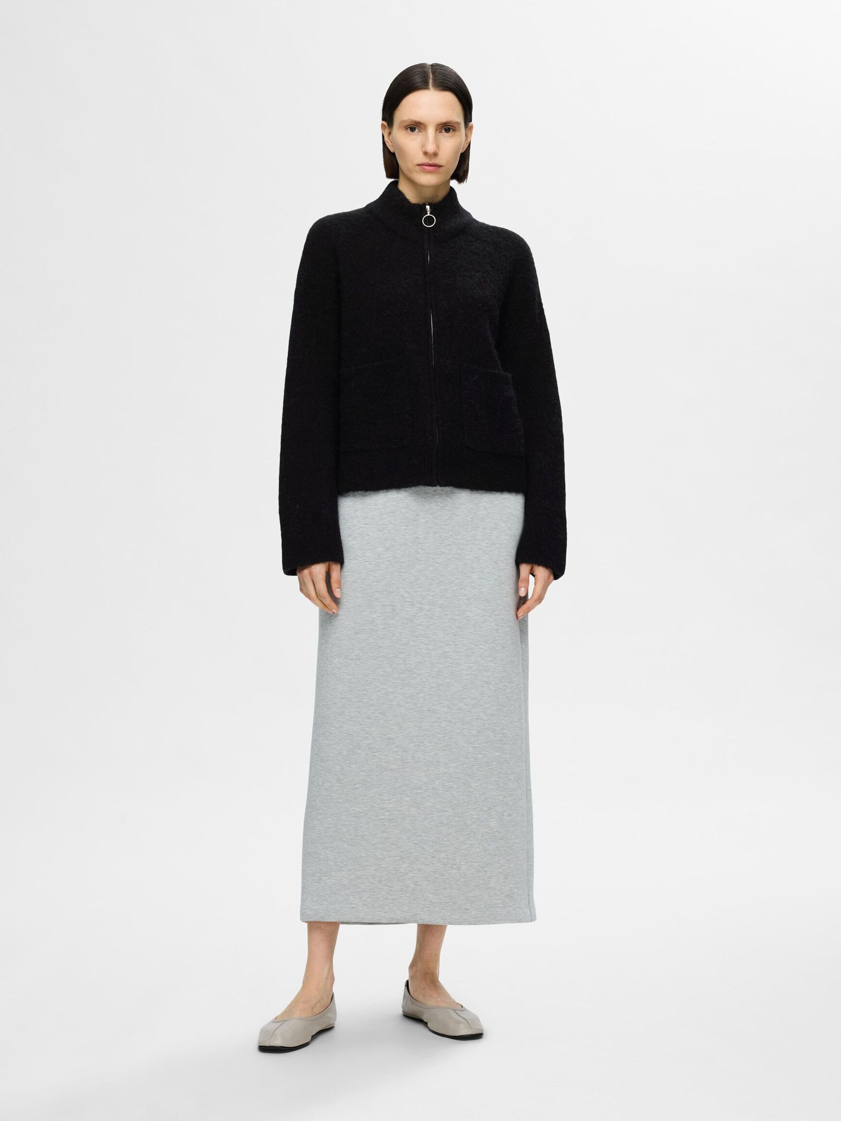 ULDBLANDING CARDIGAN, Black, highres
