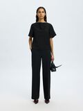 Selected VISCOSE BLEND SHORT SLEEVED TOP, Black, highres - 16098496_Black_008.jpg