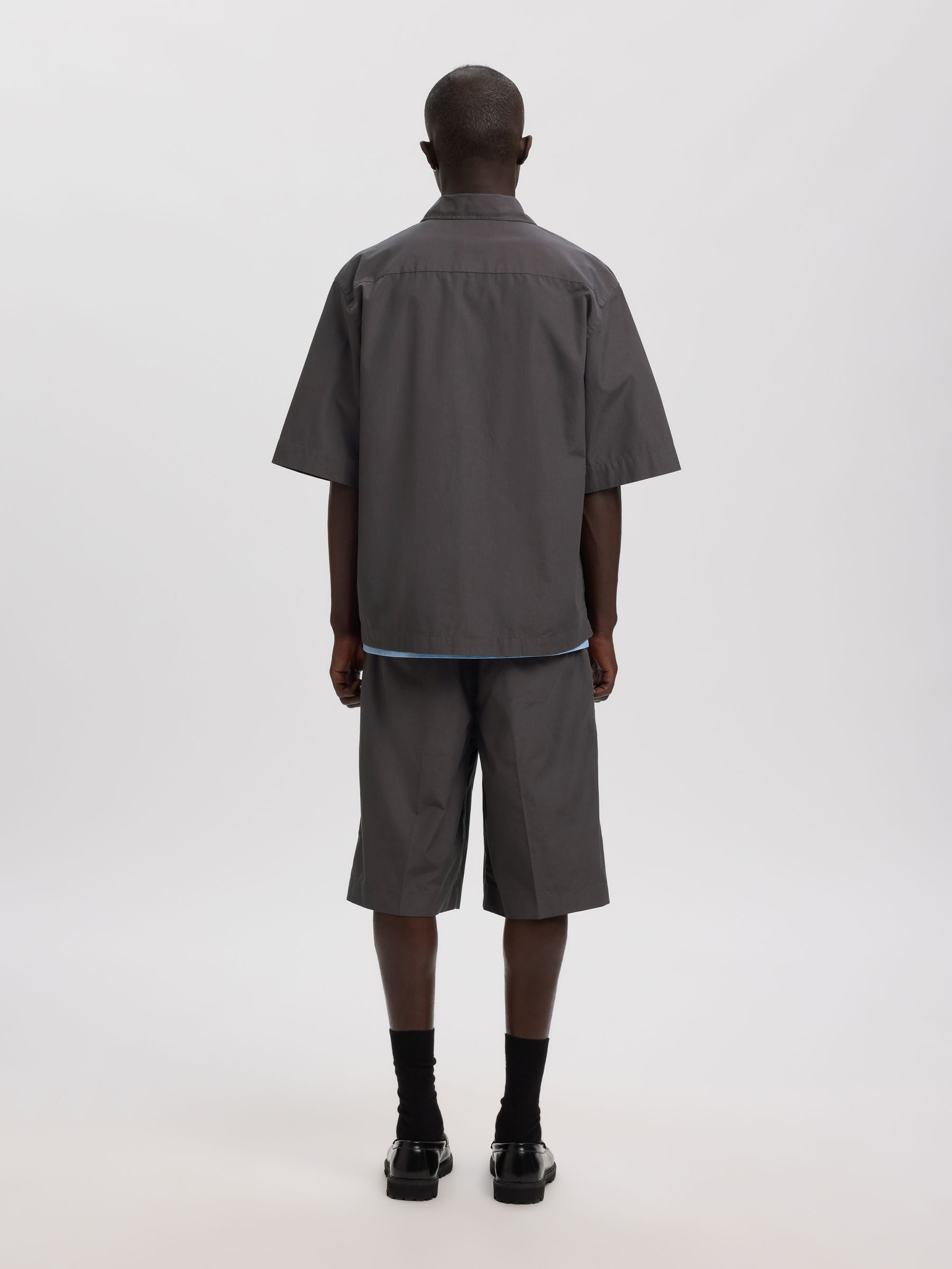 RELAXED FIT SHORTS, Forged Iron, highres