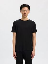 3-PAK BOMULD T-SHIRT, Black, highres