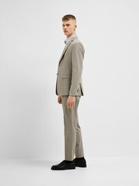 VISKOSEMIX SLIM FIT ANZUGHOSE, Brownie, highres