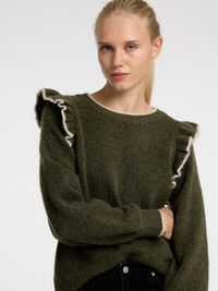 FRILLED PULLOVER, Kalamata, highres