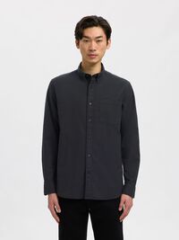 OXFORD HEMD, Black, highres
