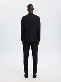 SLIM FIT DOBBELTRADET BLAZER, Black, highres