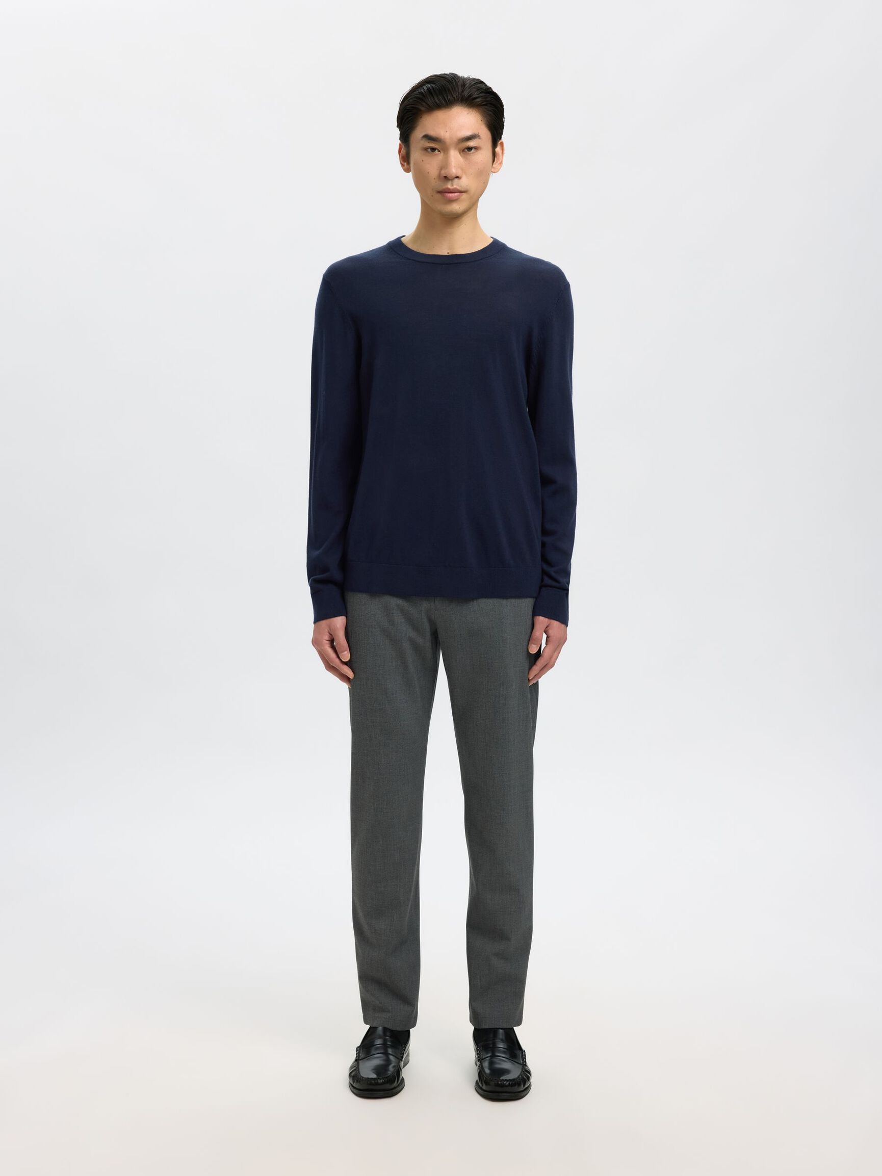 PYÖREÄPÄÄNTEINEN PUSERO, Navy Blazer, highres