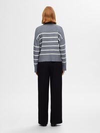 DZIERGANY SWETER, Medium Grey Melange, highres