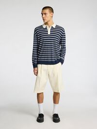 LOOSE FIT CHINO SHORTS, Egret, highres