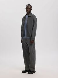 SELVEDGE DENIM JACKET, Light Grey Denim, highres