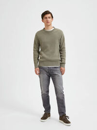 LONG SLEEVED JUMPER, Vetiver, highres