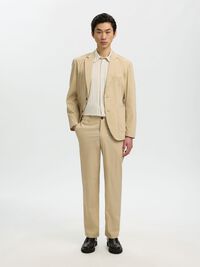 RELAXED FIT LONG SLEEVED SHIRT, White Pepper, highres
