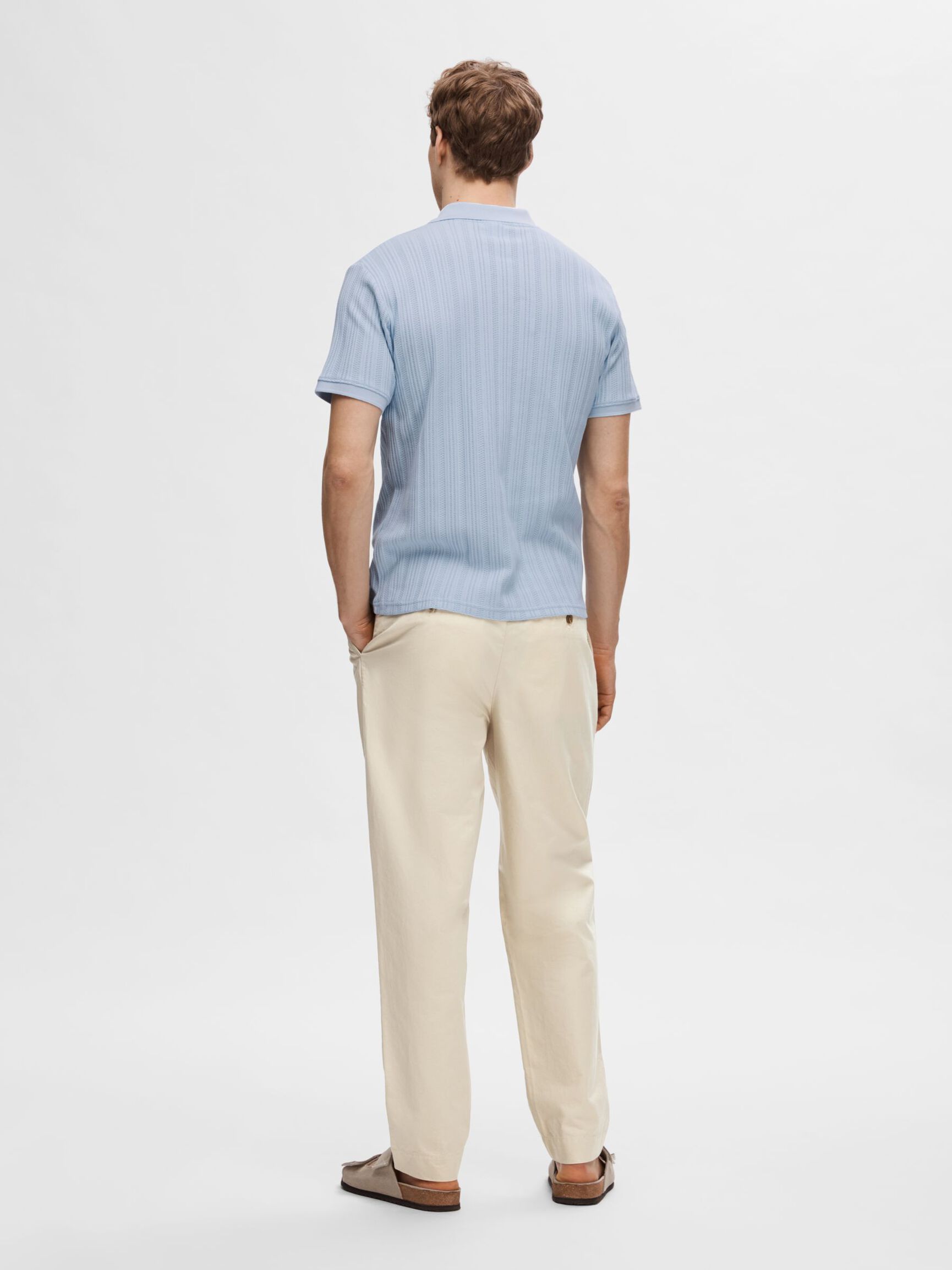 KOSZULKA POLO, Cashmere Blue, highres