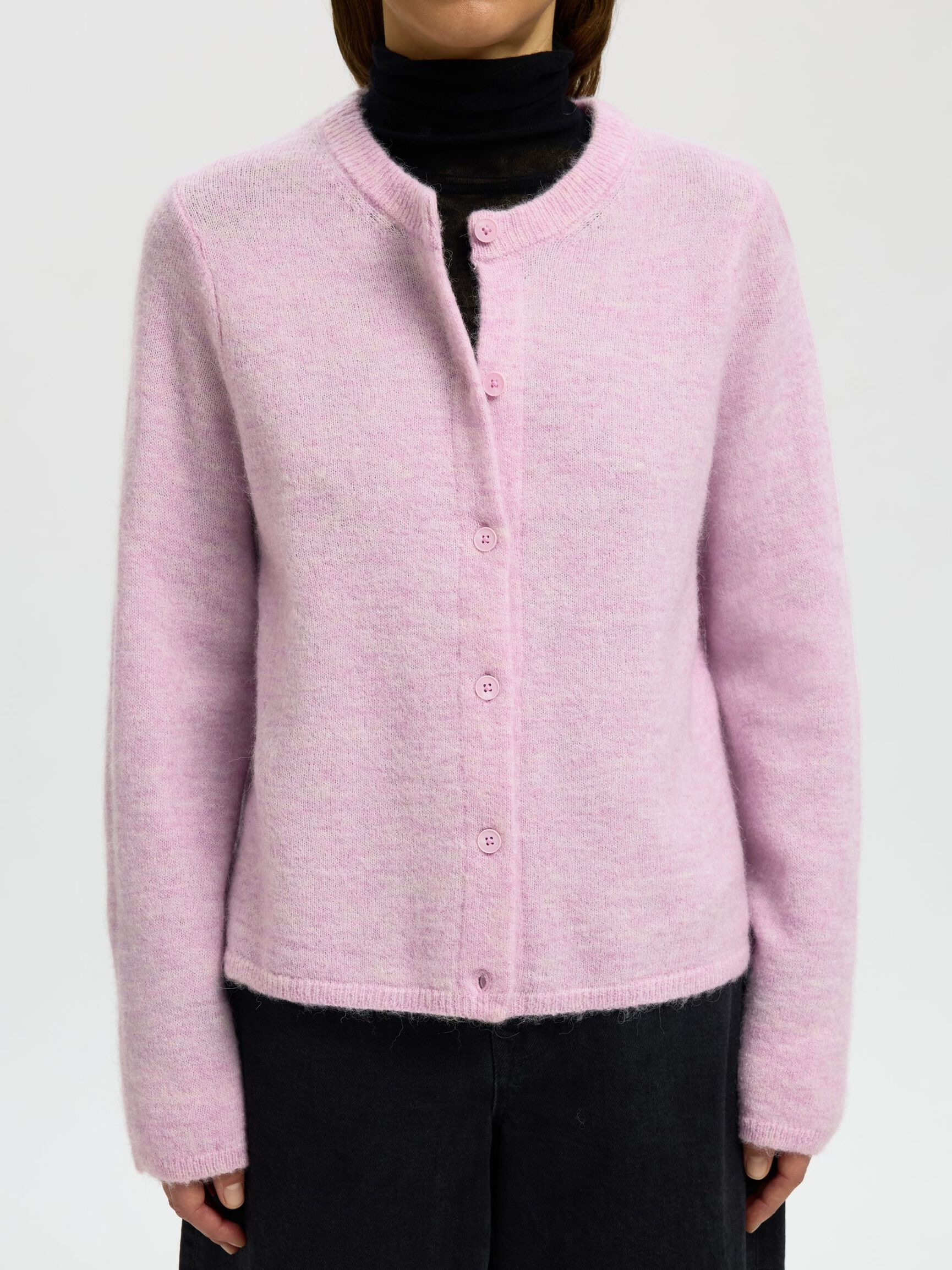 ULLBLANDING CARDIGAN, Winsome Orchid, highres
