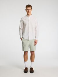 LONGSLEEVE LINNENMIX OVERHEMD, Pure Cashmere, highres