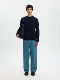 BAUMWOLL PULLOVER, Sky Captain, highres