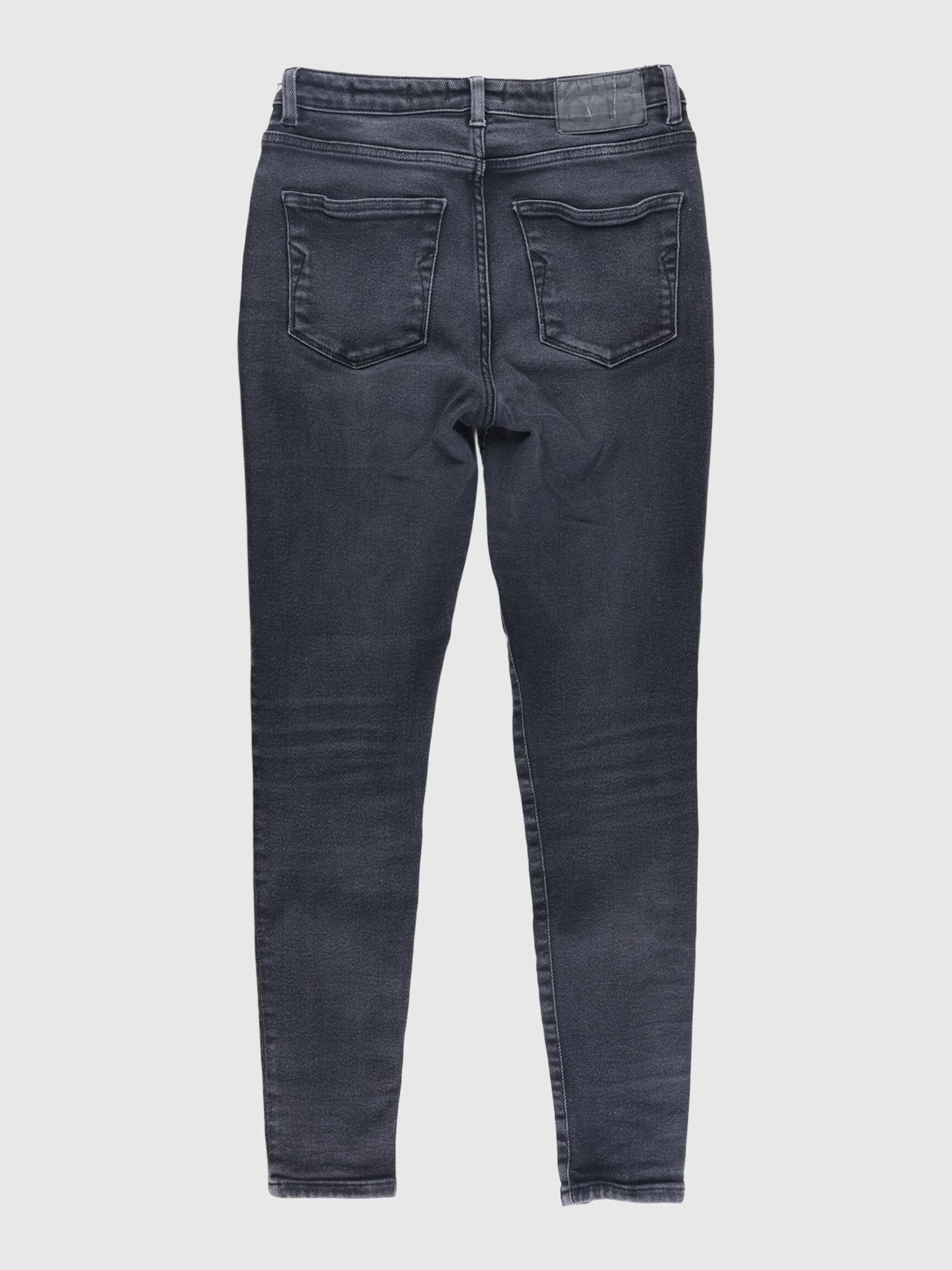 SORT SKINNY FIT JEANS, Black Denim, highres
