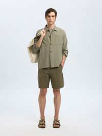SEERSUCKER SHORTS, Kalamata, highres