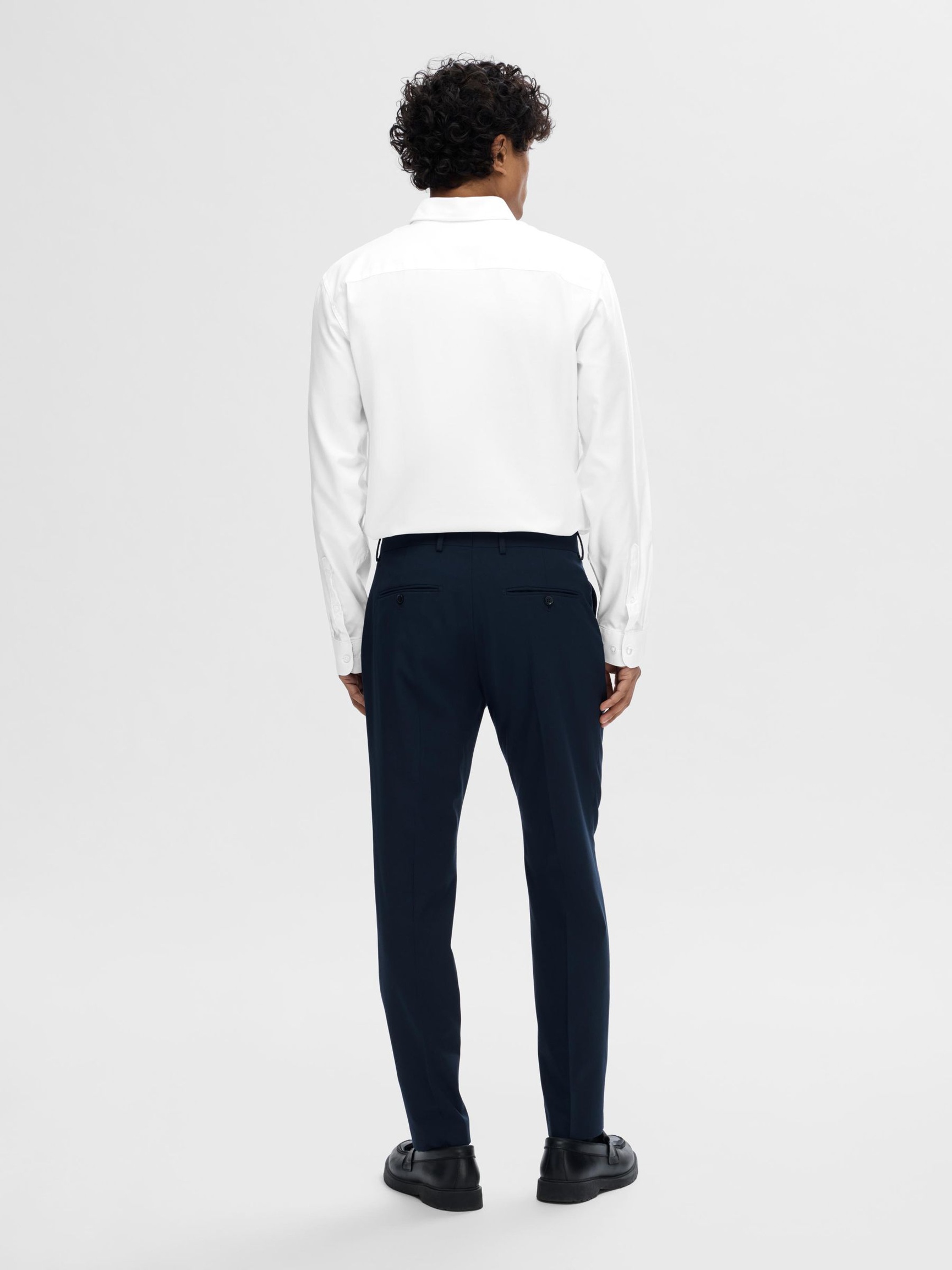 SLIM FIT SHIRT, Bright White, highres