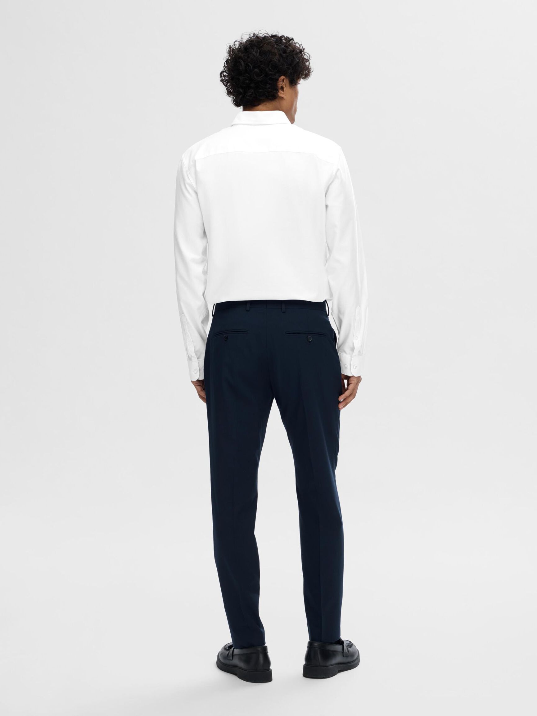 SLIM FIT SHIRT, Bright White, highres