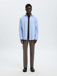 SLIM FIT SKJORTE, Light Blue, highres