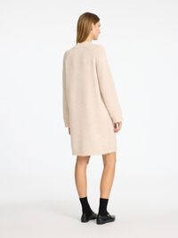LAINE MÉLANGÉE MINI-ROBE, Birch, highres