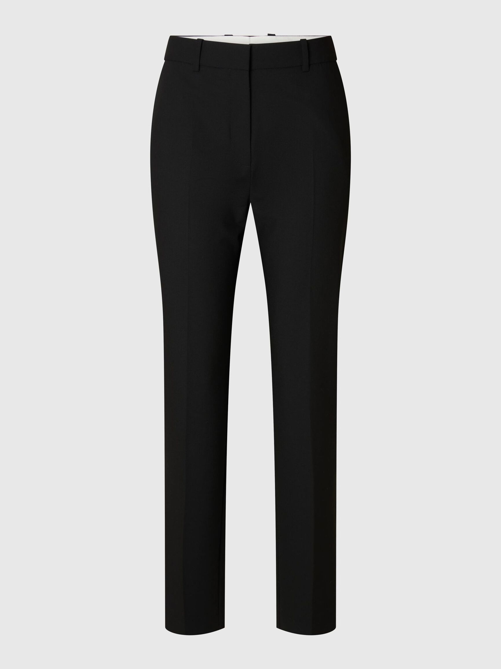 PANTALONI STRETTI IN FONDO, Black, highres