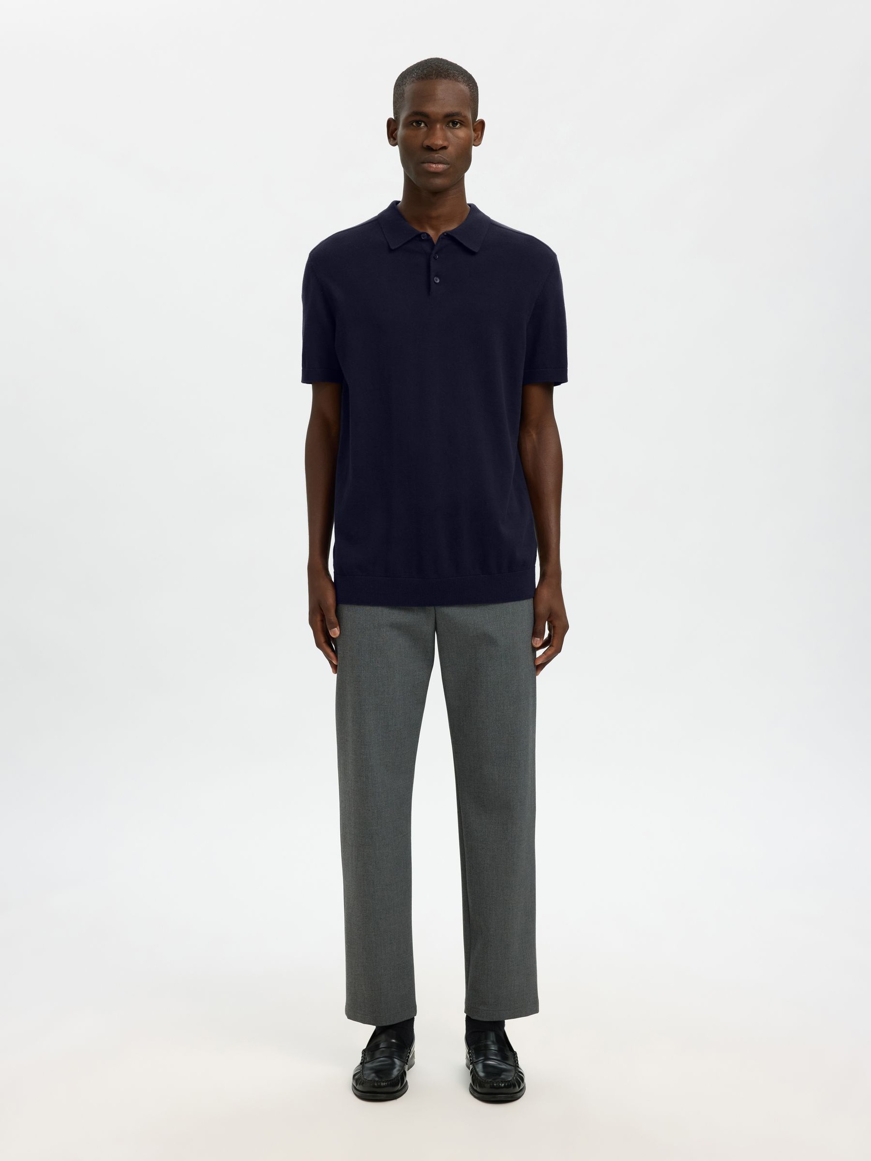 EN MAILLE POLO EN MAILLE, Navy Blazer, highres