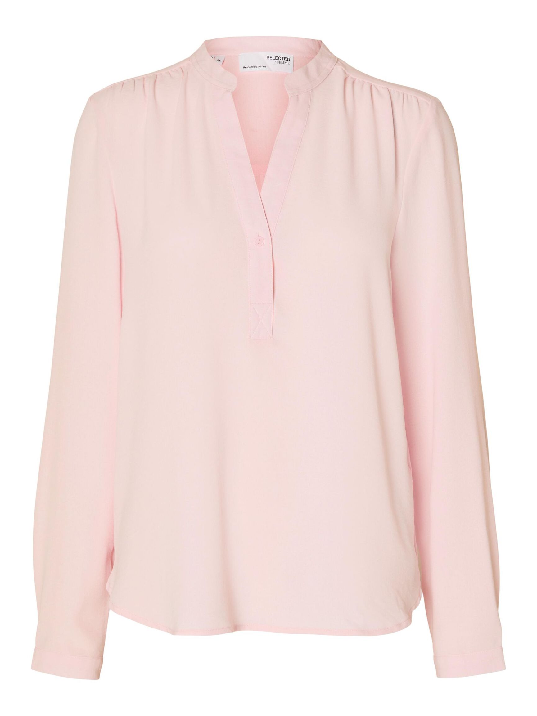 LONG-SLEEVED BLOUSE, Cradle Pink, highres