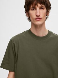 RELAXED FIT KURZARM T-SHIRT, Forest Night, highres