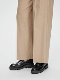 CHUNKY MOCASSINS, Black, highres