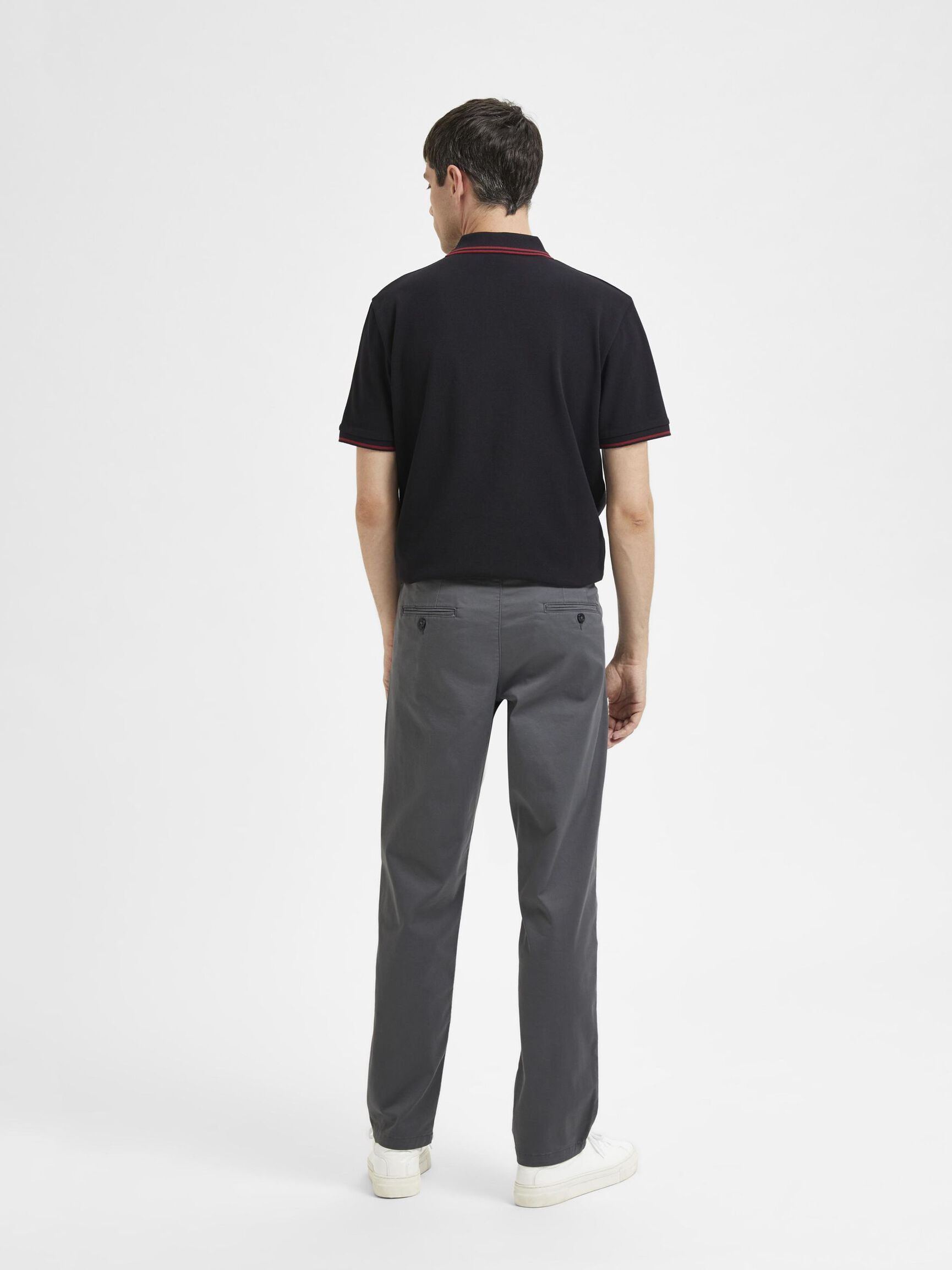 196 STRAIGHT FLEX CHINOS, Dark Shadow, highres