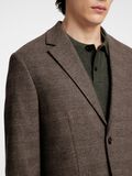 Selected CHECKED WOOL BLEND  BLAZER, Brownie, highres - 16094332_Brownie_1115790_006.jpg