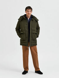 GEFÜTTERTER PARKA, Rosin, highres
