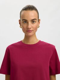 BOXY T-SHIRT, Anemone, highres