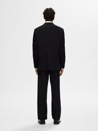 RELAXED FIT ZWEIREIHIGER BLAZER, Black, highres