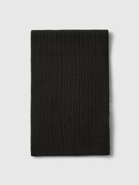 100% MERINO WOOL SCARF, Peat, highres