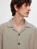 Selected GERIBDE CUBAN COLLAR OVERHEMD MET KORTE MOUWEN, Pure Cashmere, highres - 16090778_PureCashmere_006.jpg